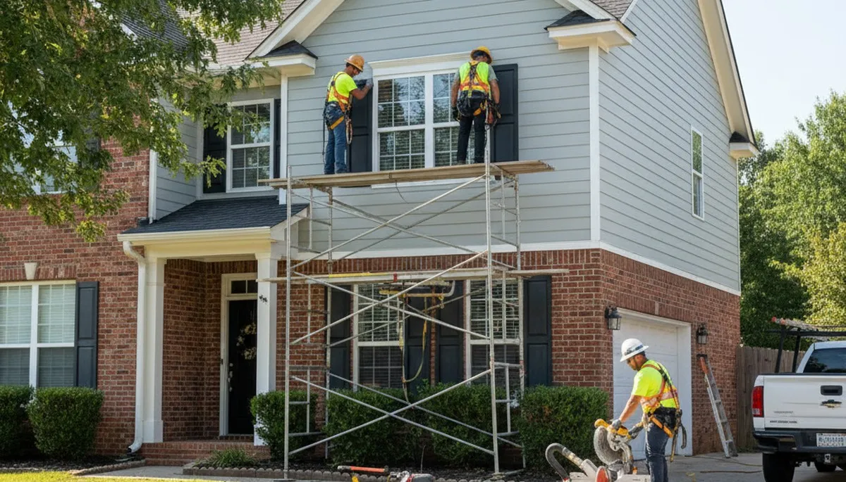Memphis, TN vinyl siding installation for a home exterior by a professional siding contractor